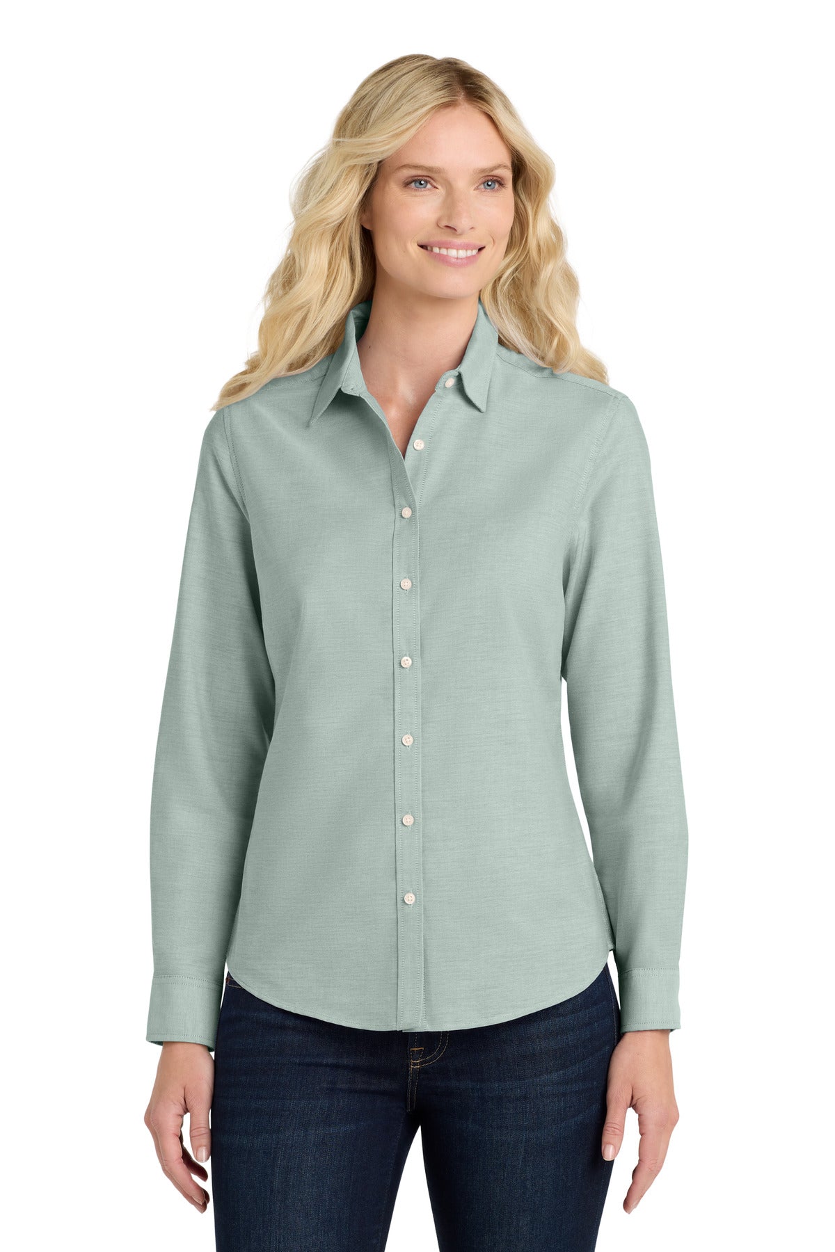 Port AuthorityÂ® Women's SuperProâ„¢ Oxford Shirt. L658