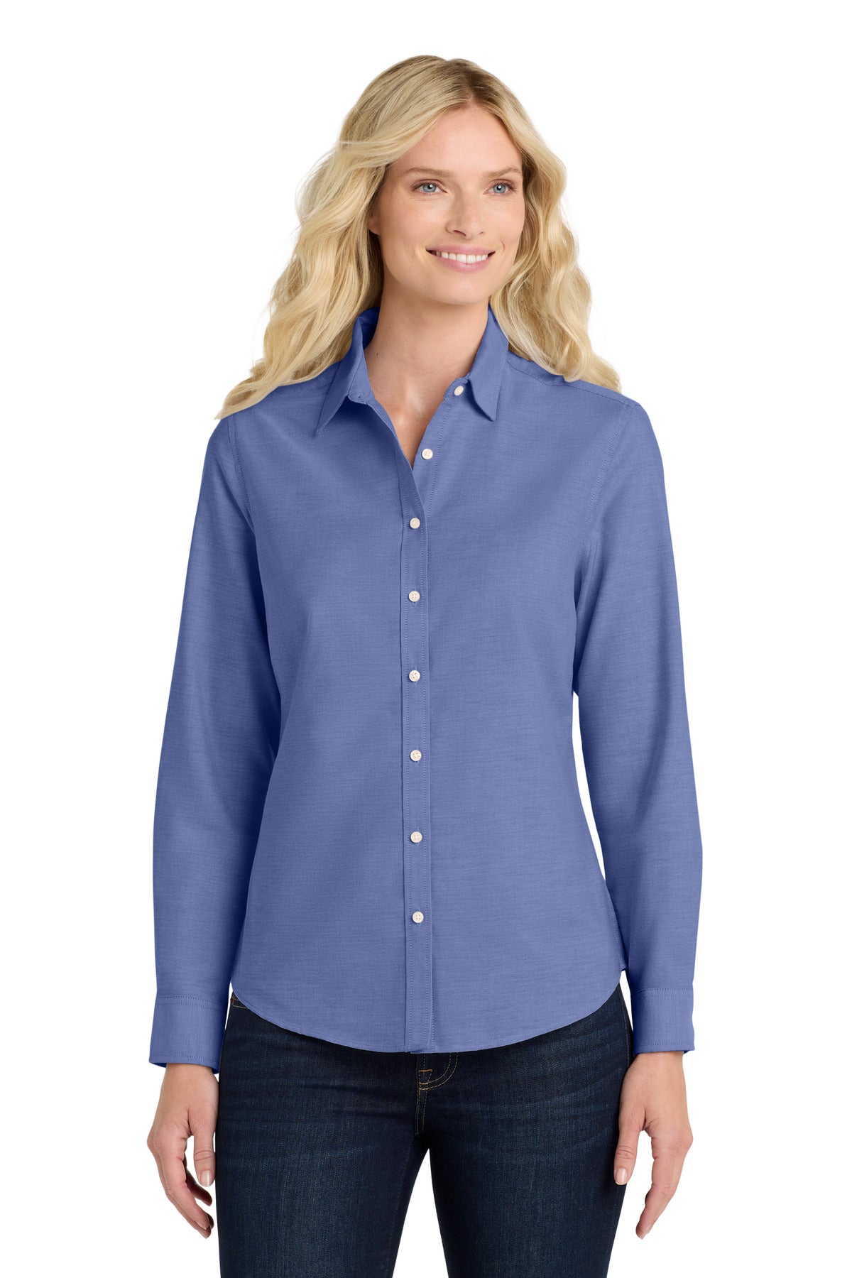 Port AuthorityÂ® Women's SuperProâ„¢ Oxford Shirt. L658