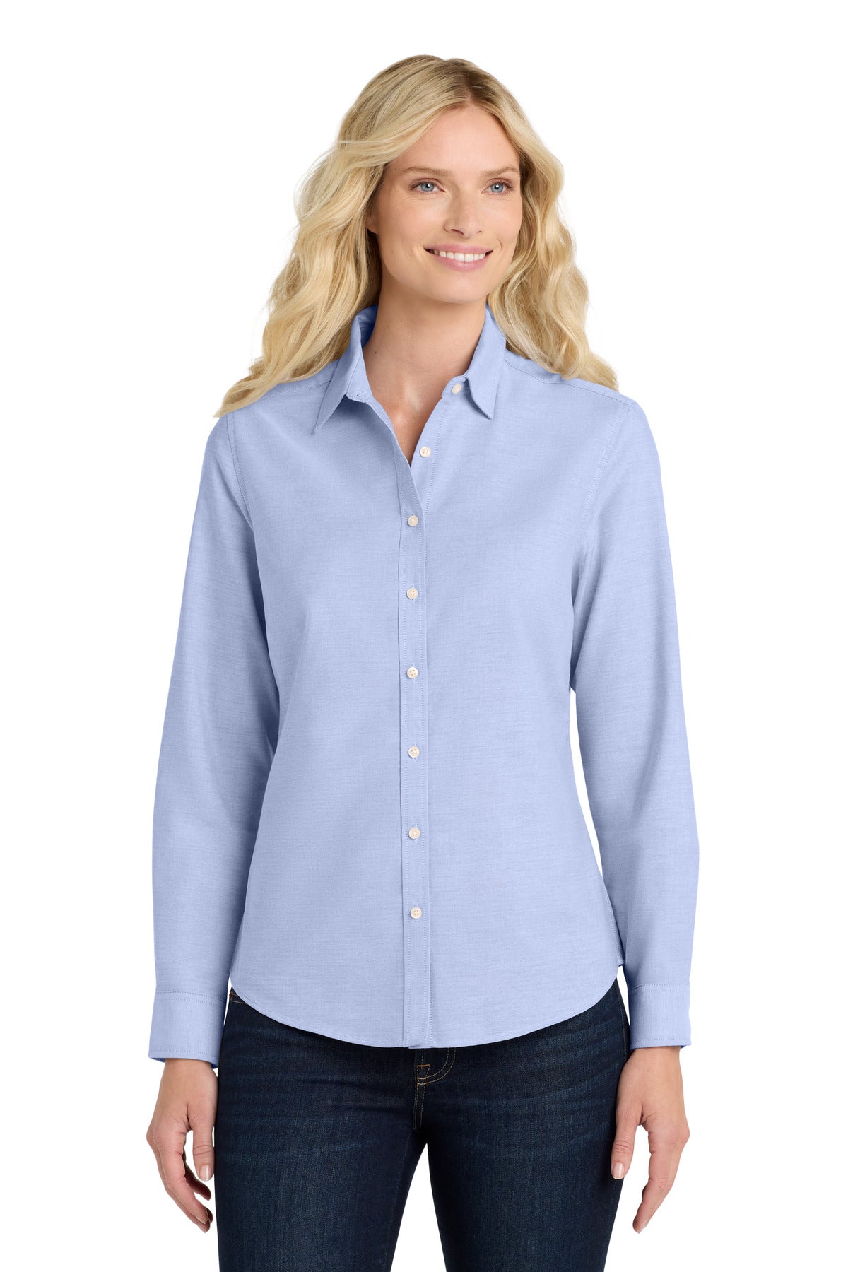 Port AuthorityÂ® Women's SuperProâ„¢ Oxford Shirt. L658