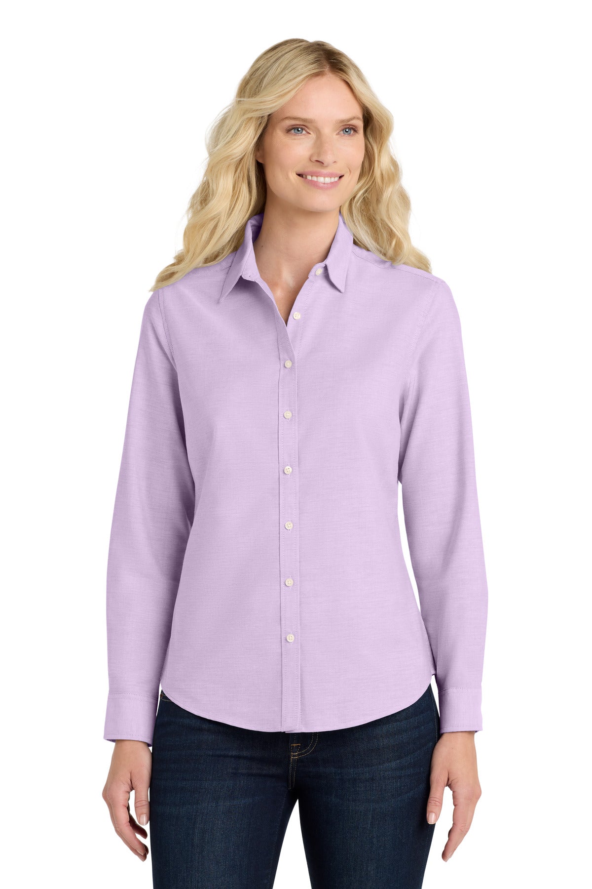 Port AuthorityÂ® Women's SuperProâ„¢ Oxford Shirt. L658