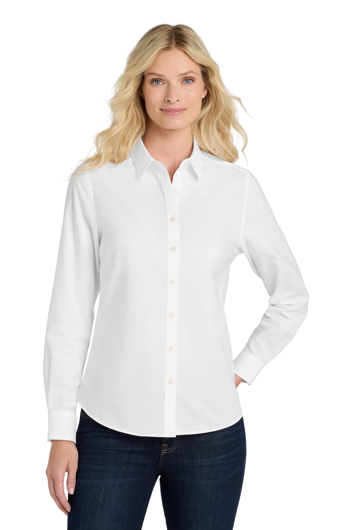Port AuthorityÂ® Women's SuperProâ„¢ Oxford Shirt. L658
