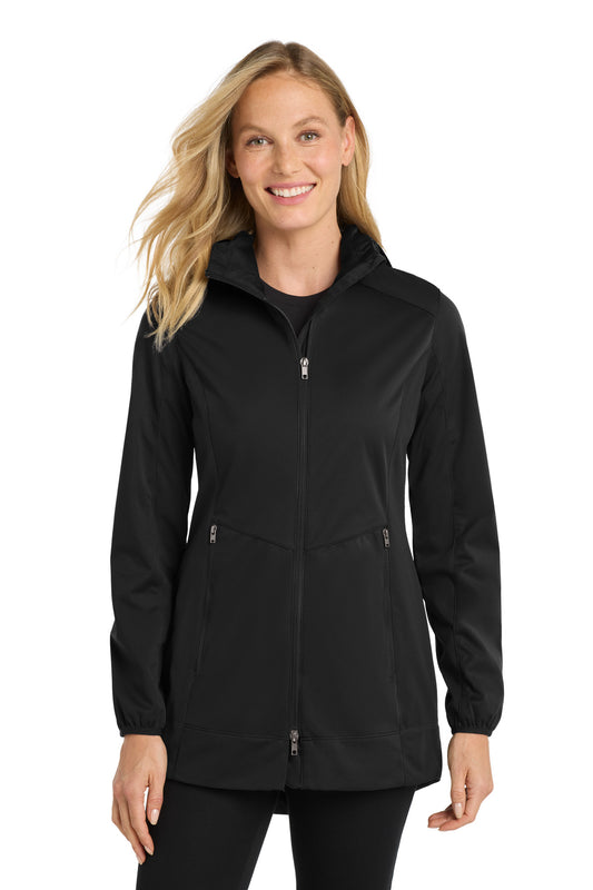 Port AuthorityÂ® Women's Active Hooded Soft Shell Jacket. L719