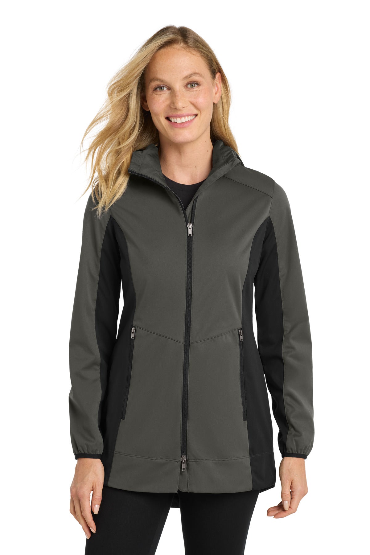 Port AuthorityÂ® Women's Active Hooded Soft Shell Jacket. L719