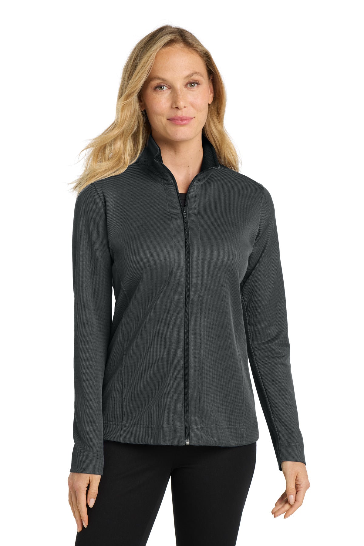 Port AuthorityÂ® Women's Vertical Texture Full-Zip Jacket. L805