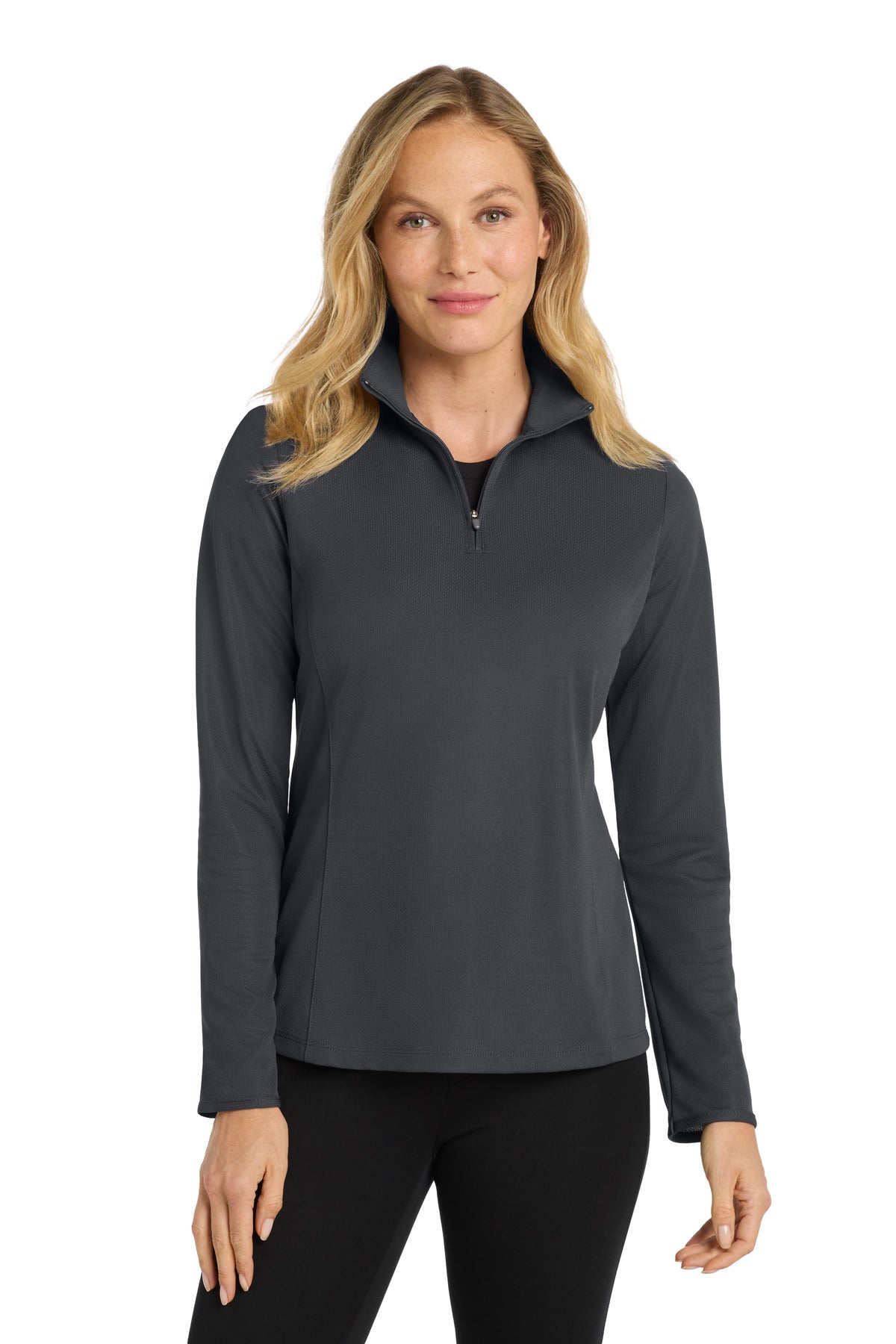 Port AuthorityÂ® Women's Pinpoint Mesh 1/2-Zip . L806