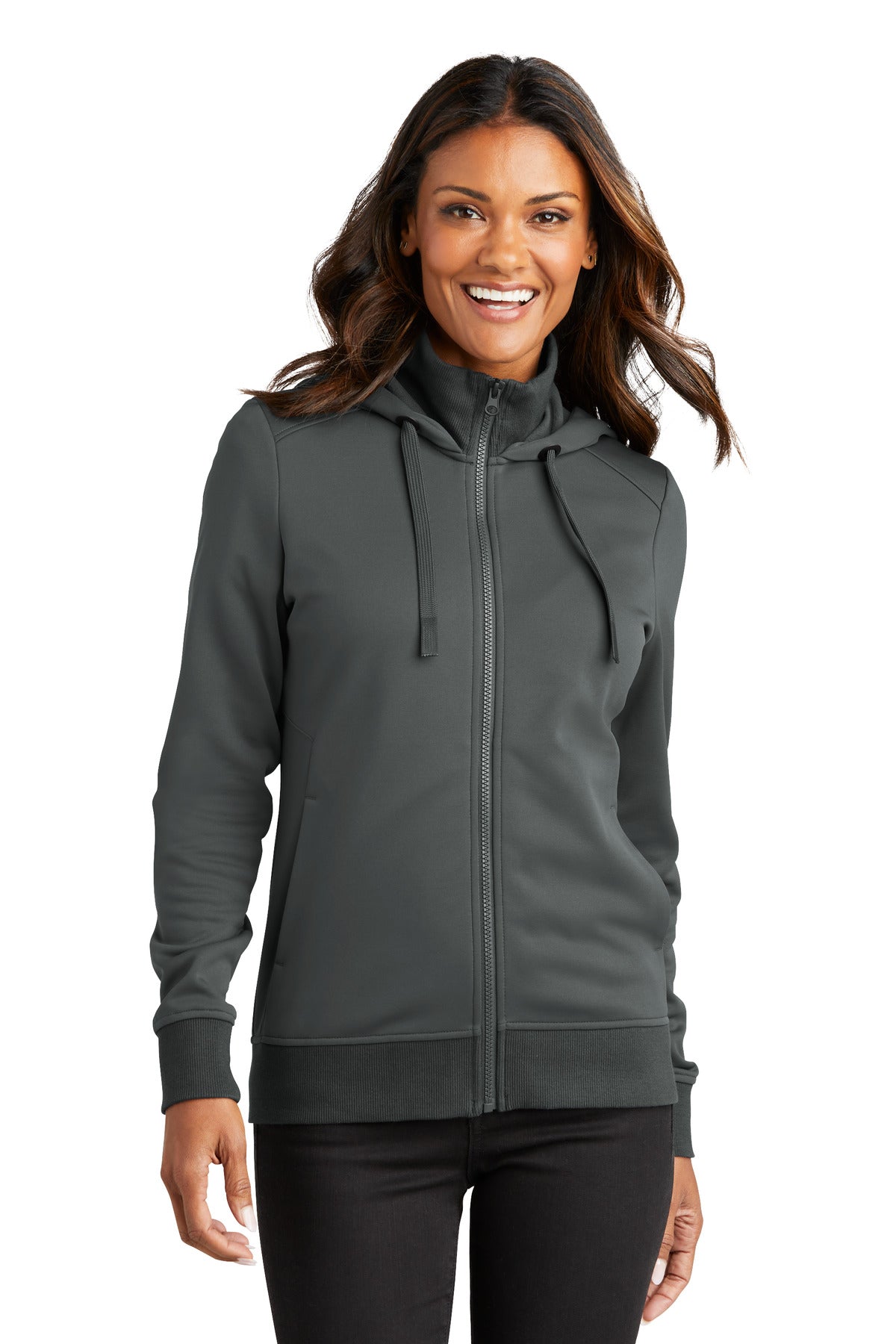 Port AuthorityÂ® Women's Smooth Fleece Hooded Jacket L814