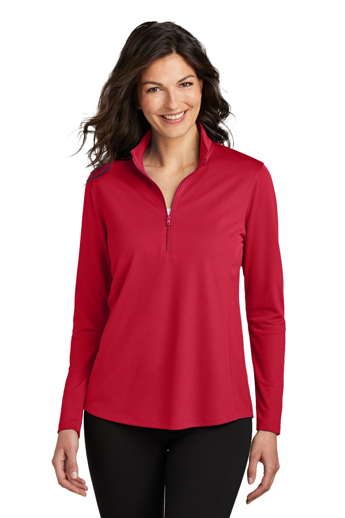 Port AuthorityÂ® Women's Dry ZoneÂ® UV Micro-Mesh 1/4-Zip LK112