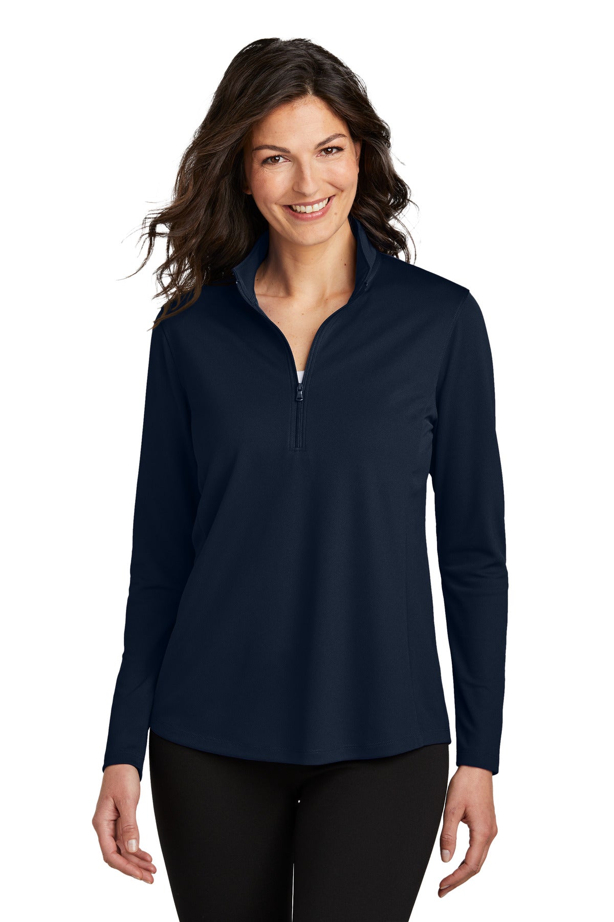 Port AuthorityÂ® Women's Dry ZoneÂ® UV Micro-Mesh 1/4-Zip LK112