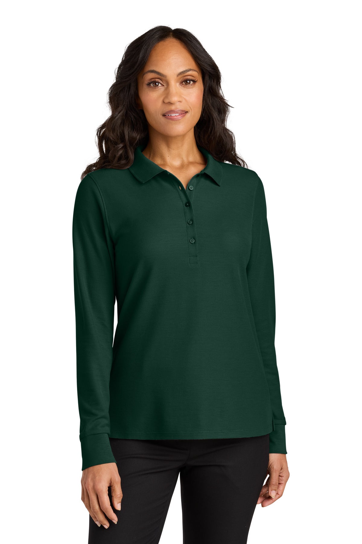Port AuthorityÂ® Women's Wearever Signature Pique Long Sleeve Polo LK200LS