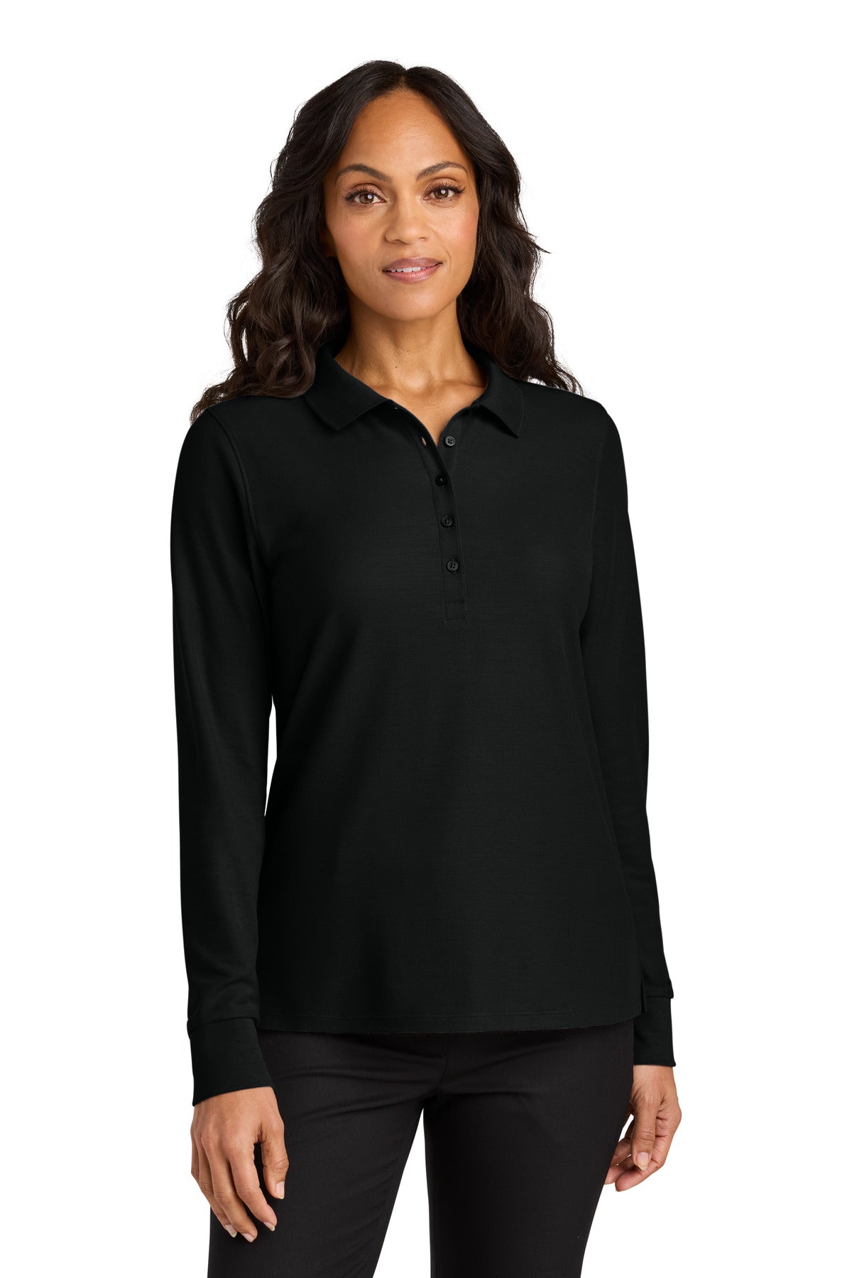Port AuthorityÂ® Women's Wearever Signature Pique Long Sleeve Polo LK200LS