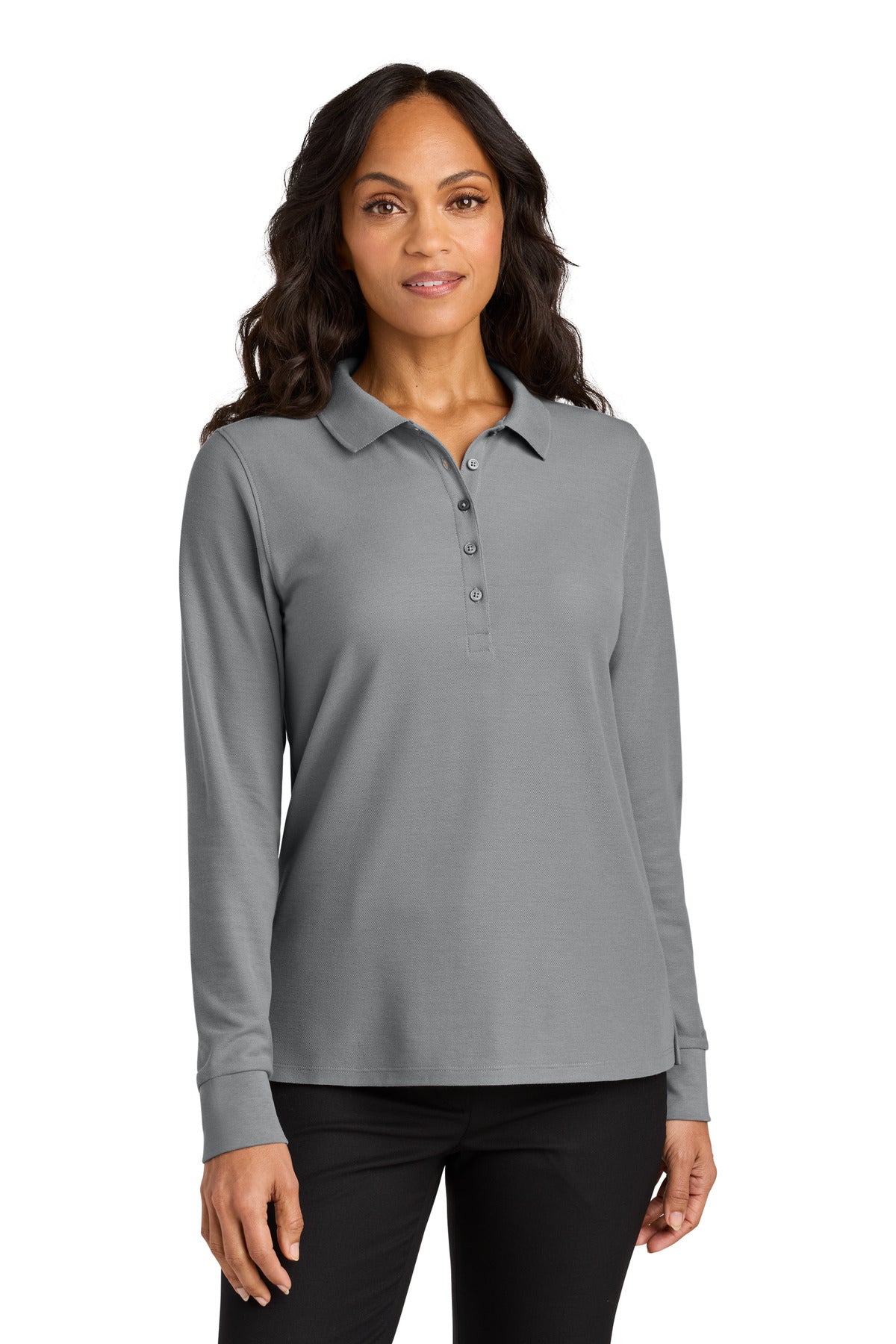Port AuthorityÂ® Women's Wearever Signature Pique Long Sleeve Polo LK200LS