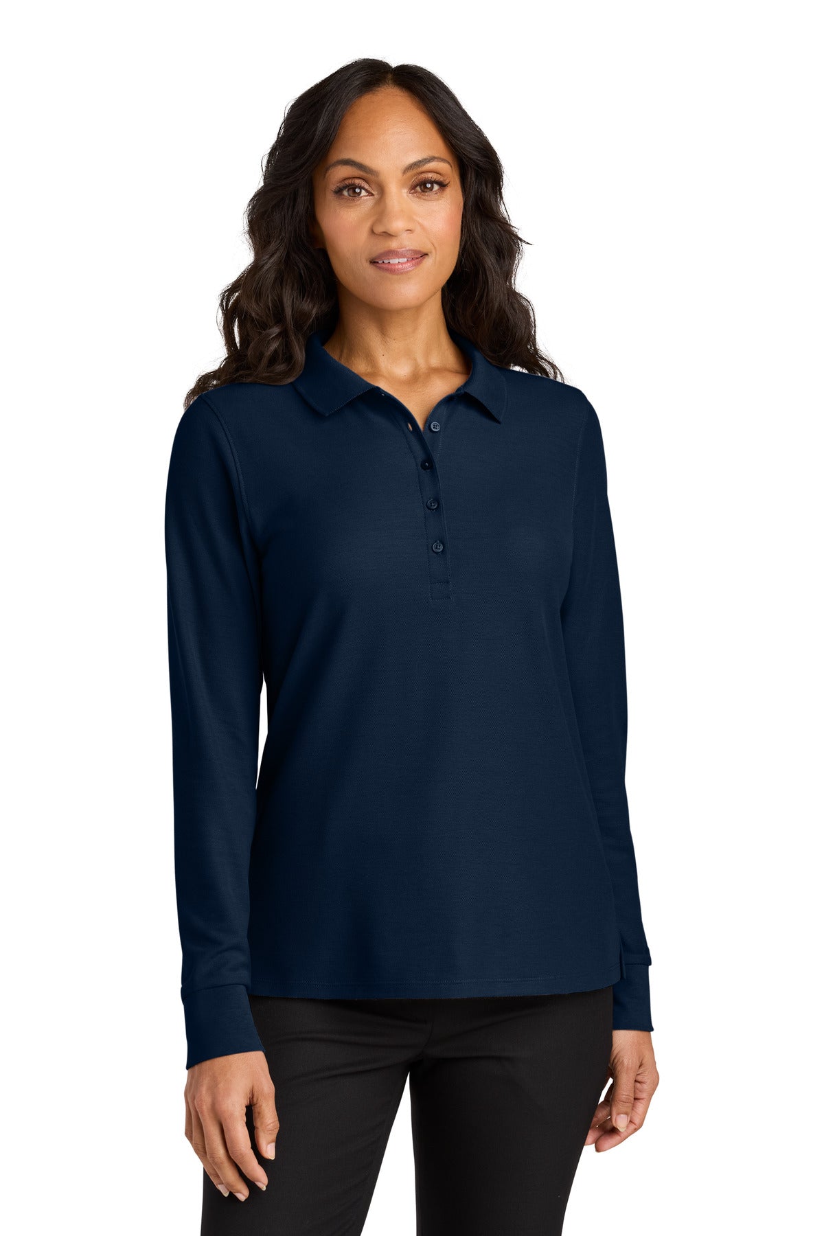 Port AuthorityÂ® Women's Wearever Signature Pique Long Sleeve Polo LK200LS
