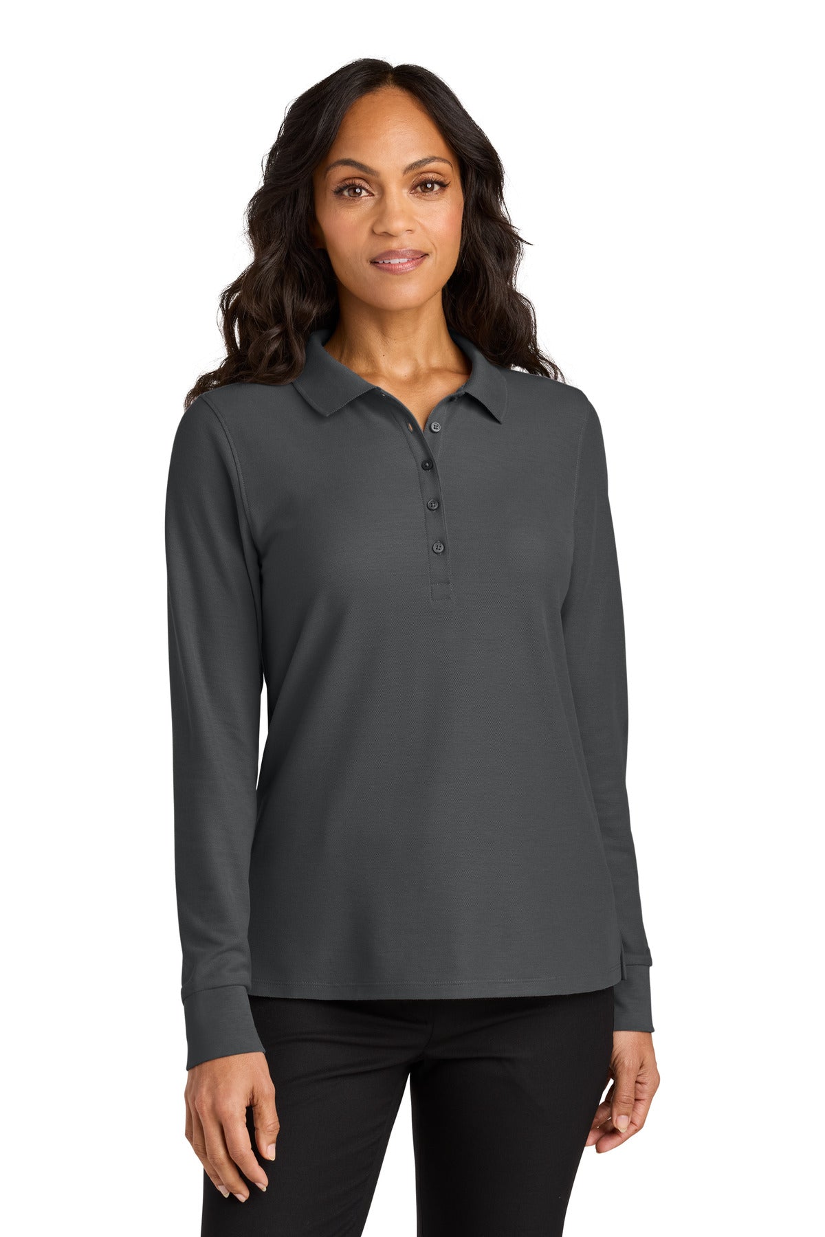 Port AuthorityÂ® Women's Wearever Signature Pique Long Sleeve Polo LK200LS