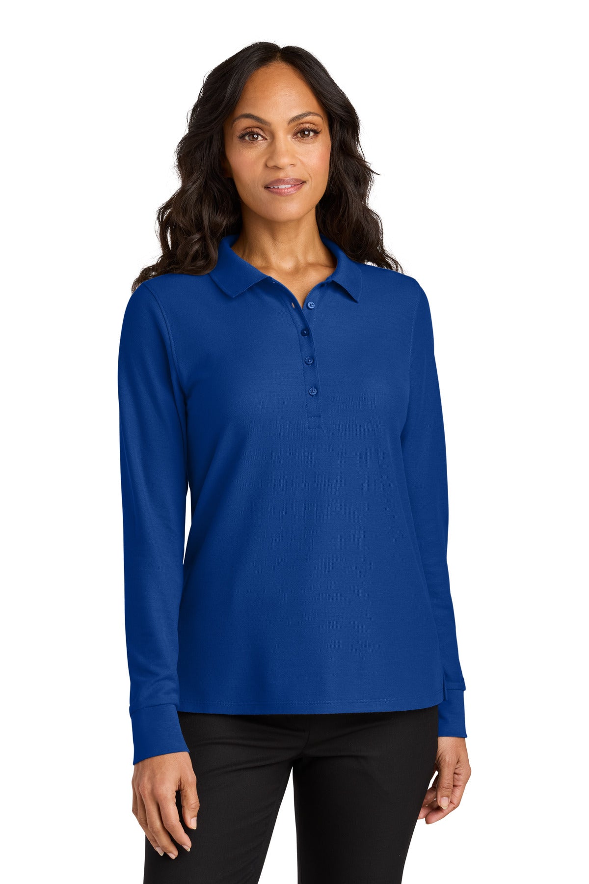 Port AuthorityÂ® Women's Wearever Signature Pique Long Sleeve Polo LK200LS