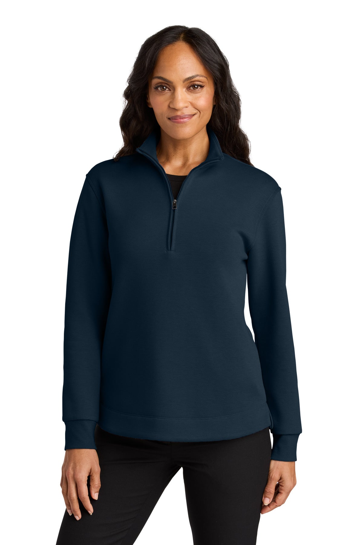 Port AuthorityÂ® Women's Wearever Signature Double Pique 1/4-Zip LK210