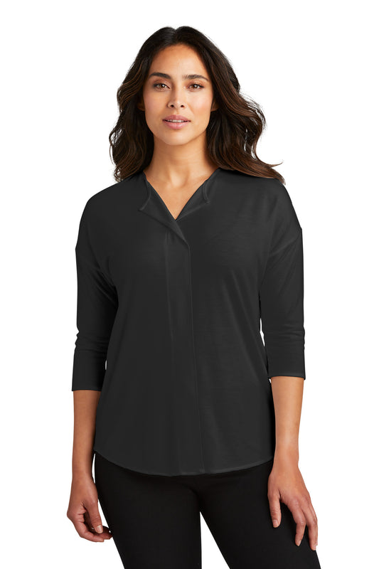 Port Authority? Women's Concept 3/4-Sleeve Soft Split Neck Top. LK5433