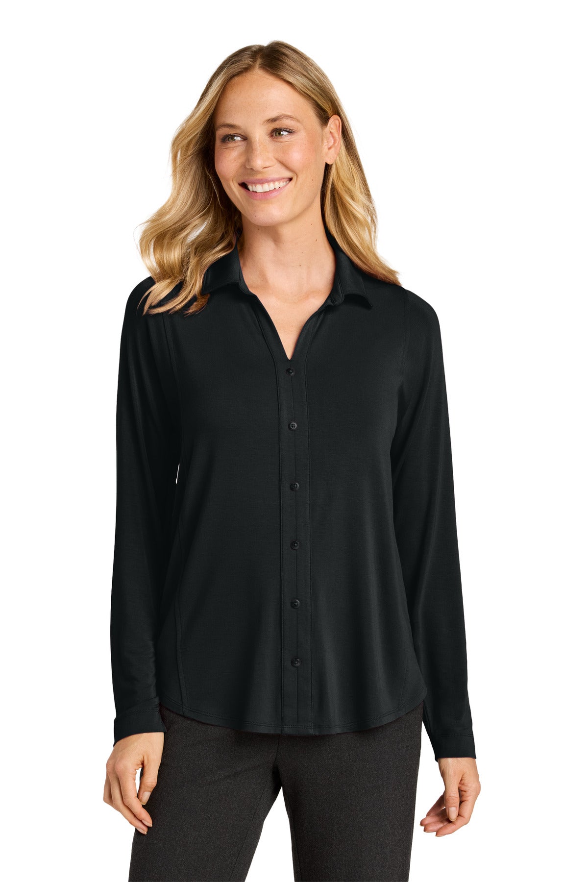 Port AuthorityÂ® Women's Luxe Knit Button Tunic LK5602