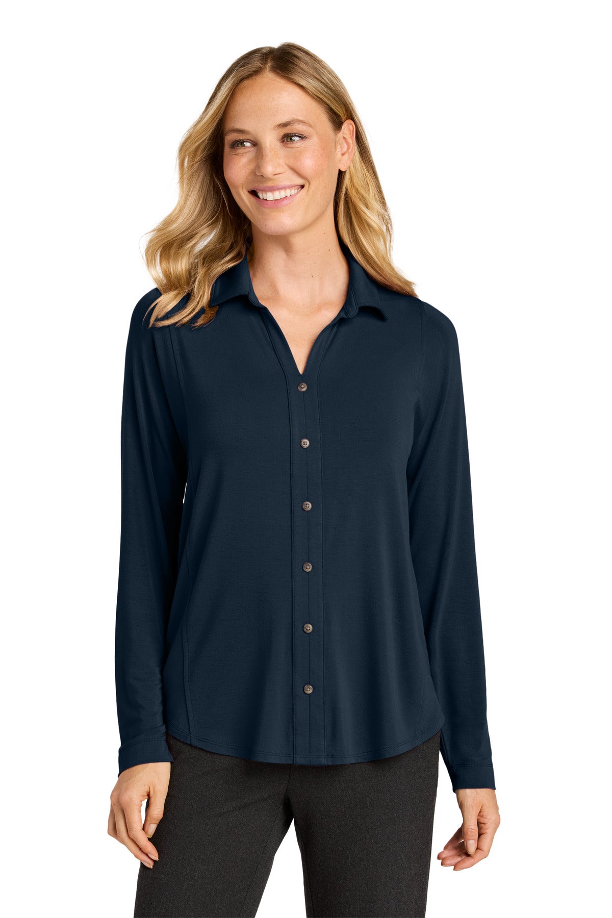 Port AuthorityÂ® Women's Luxe Knit Button Tunic LK5602