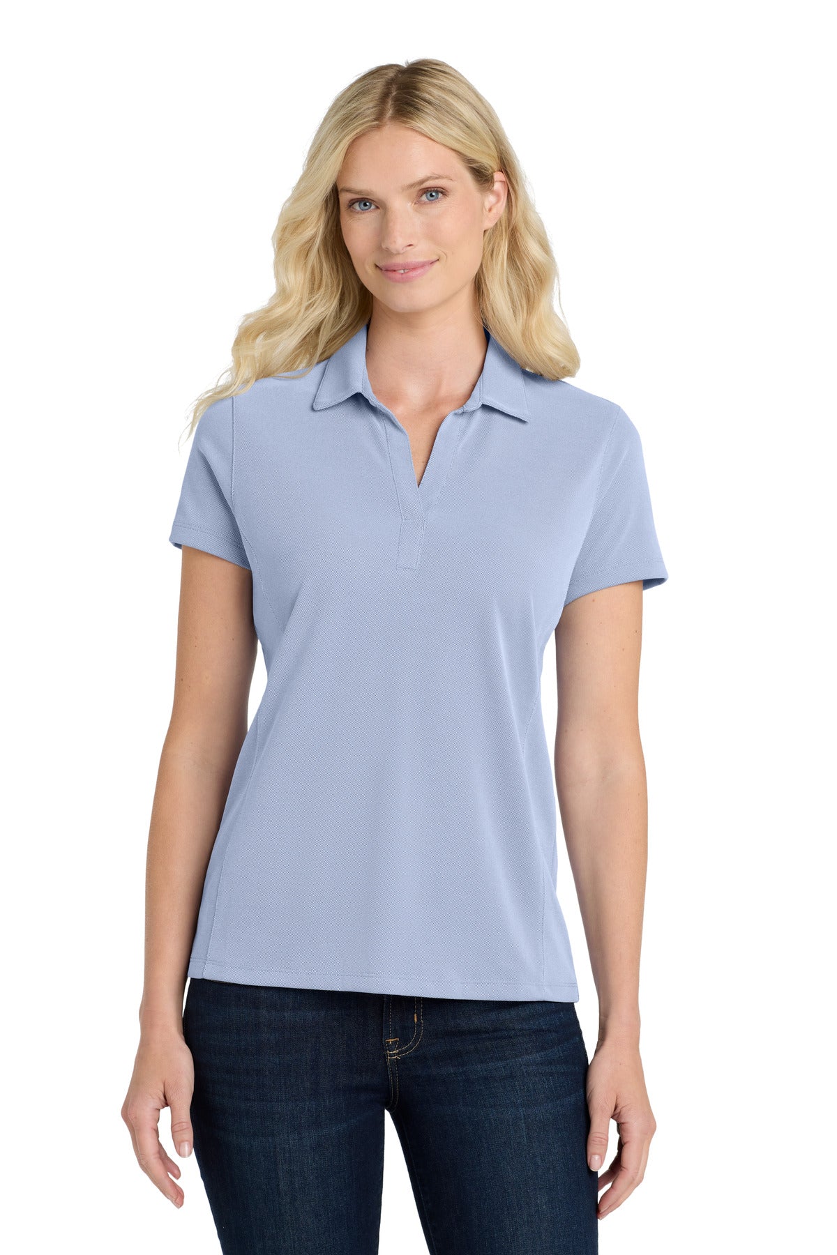 Port Authority Â® Women's Poly Oxford Pique Polo. LK582