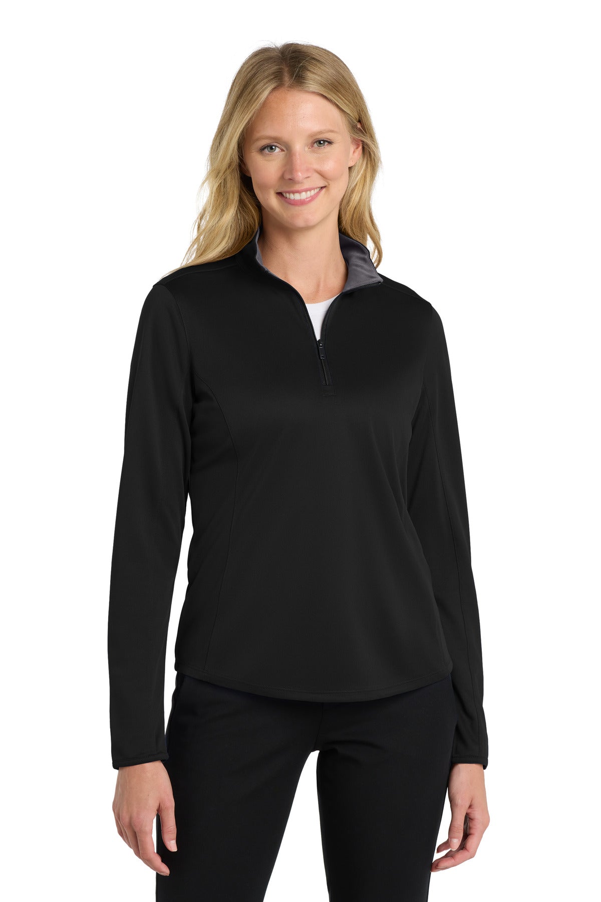 Port Authority Â® Women's Silk Touch â„¢ Performance 1/4-Zip LK584