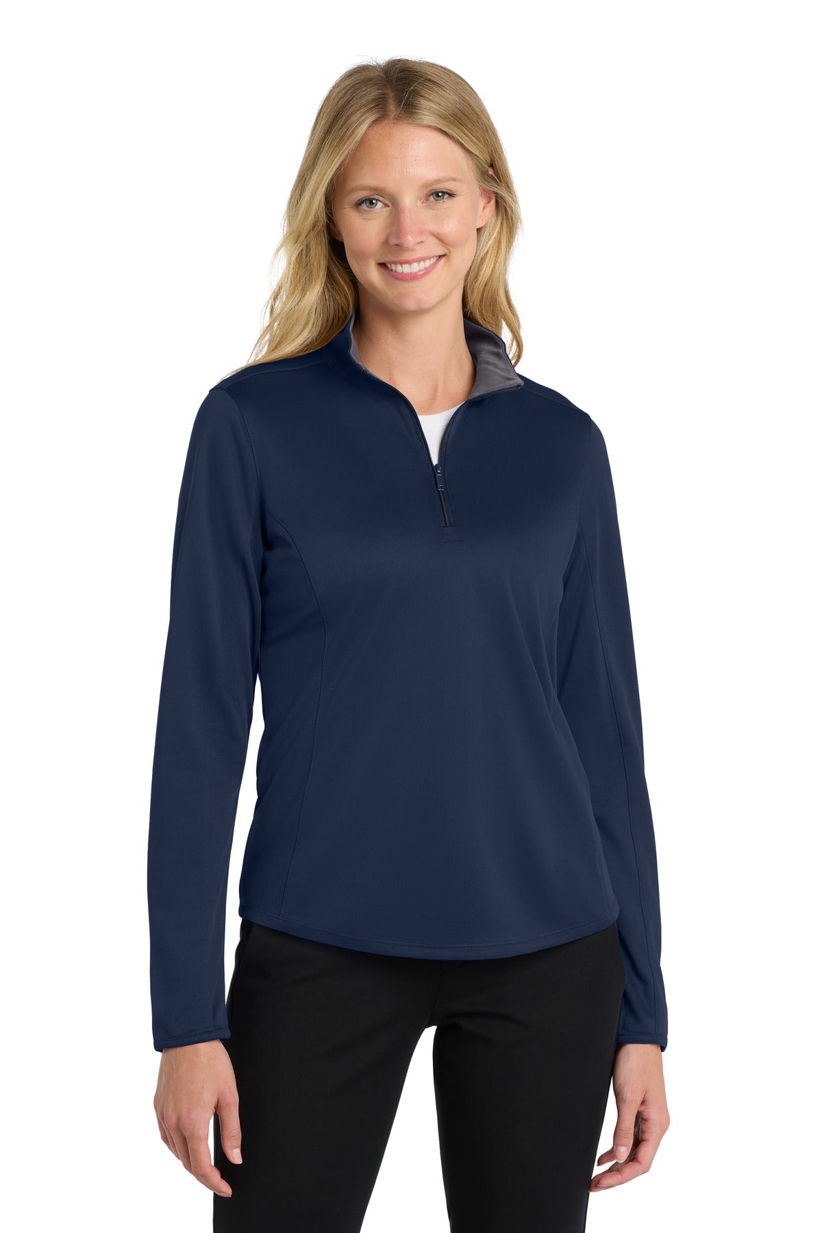Port Authority Â® Women's Silk Touch â„¢ Performance 1/4-Zip LK584