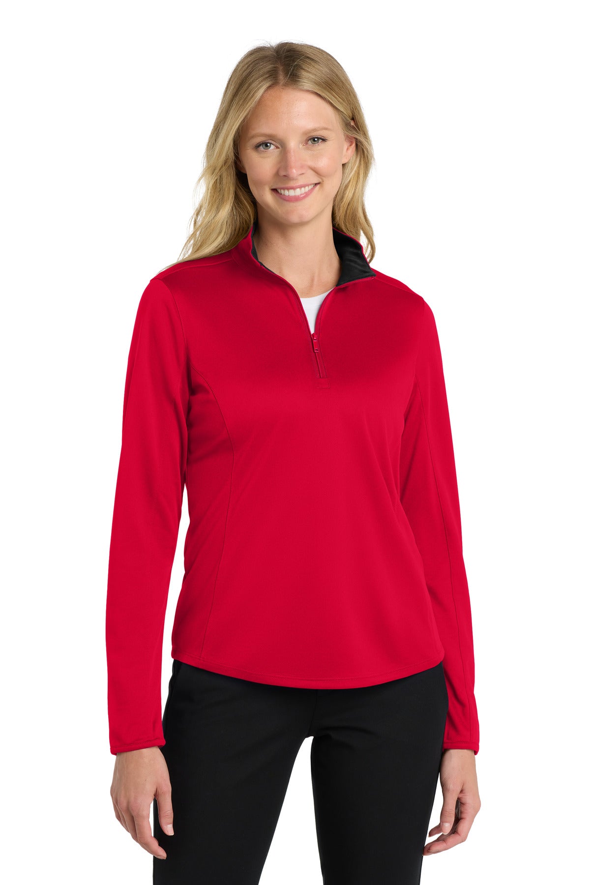 Port Authority Â® Women's Silk Touch â„¢ Performance 1/4-Zip LK584