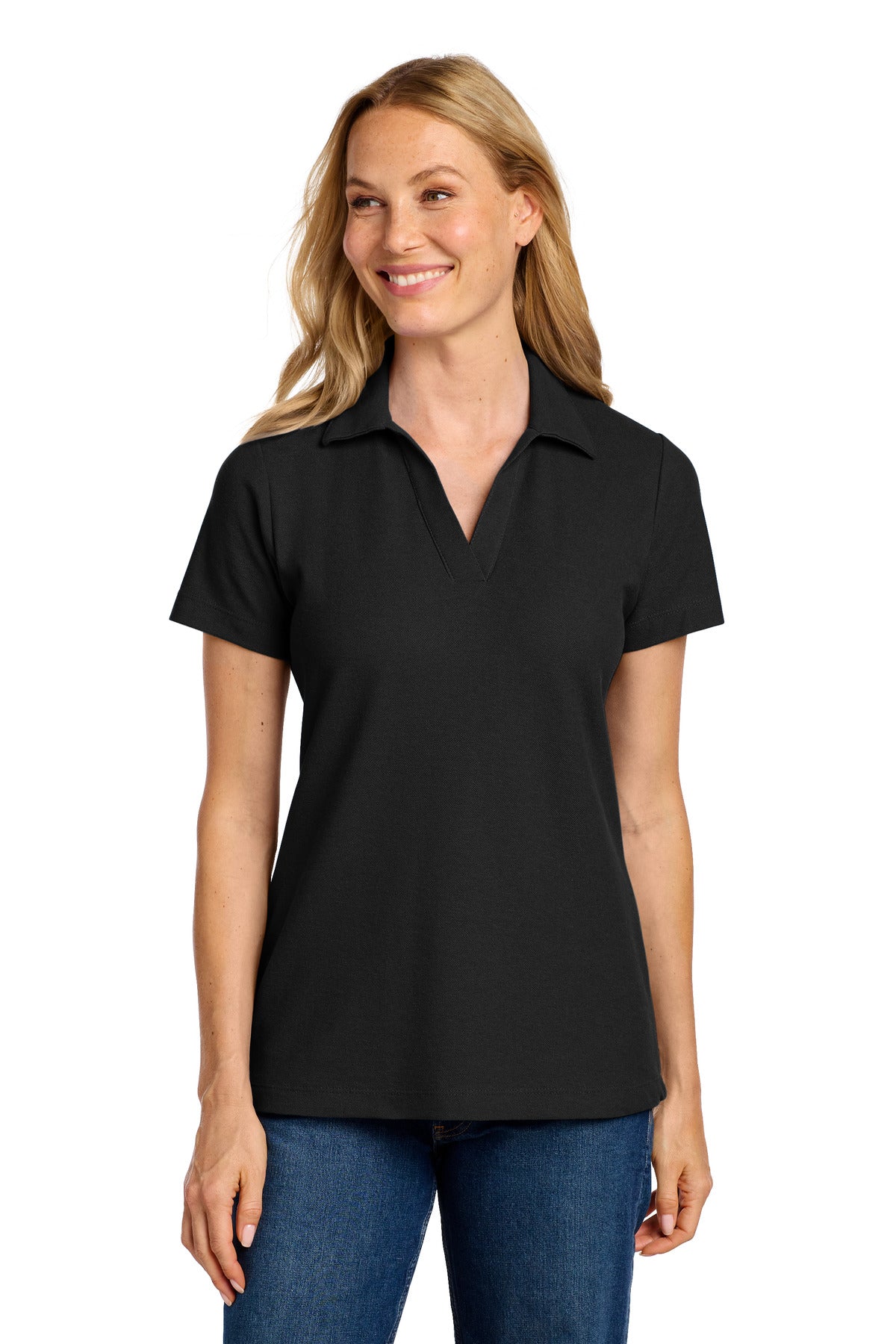 Port AuthorityÂ® Women's C-FREEÂ® Cotton Blend Pique Polo LK867
