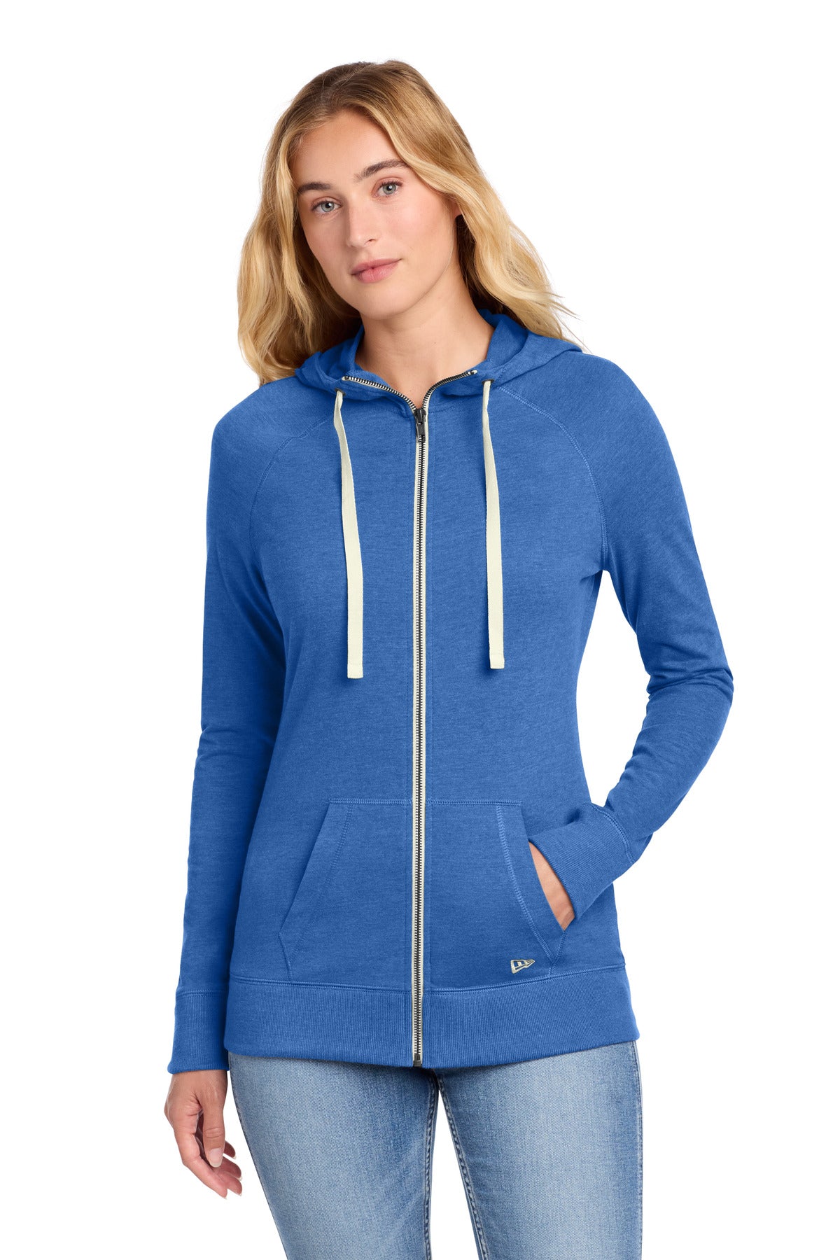 New Era?? Women's Sueded Cotton Blend Full-Zip Hoodie. LNEA122