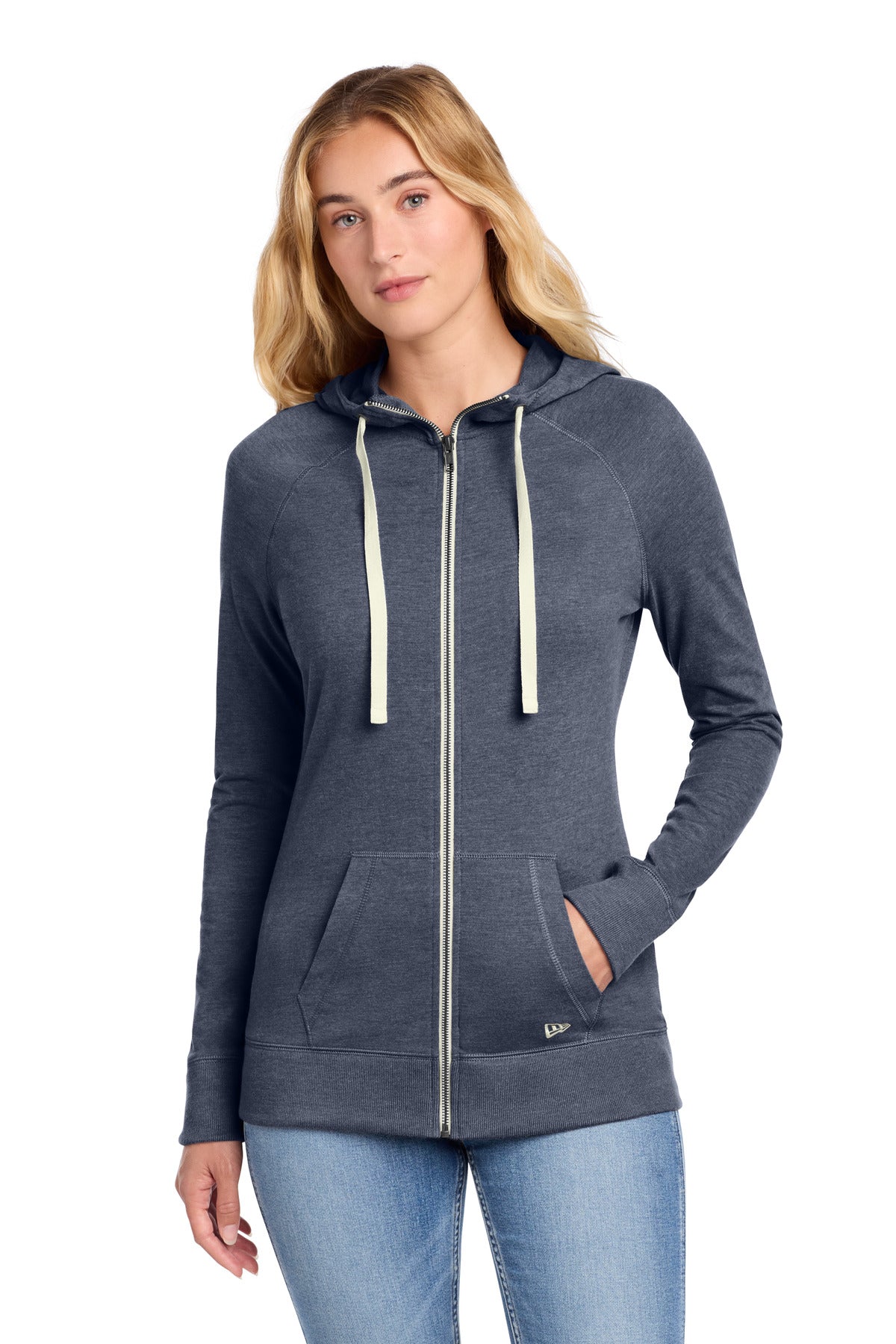 New Era?? Women's Sueded Cotton Blend Full-Zip Hoodie. LNEA122