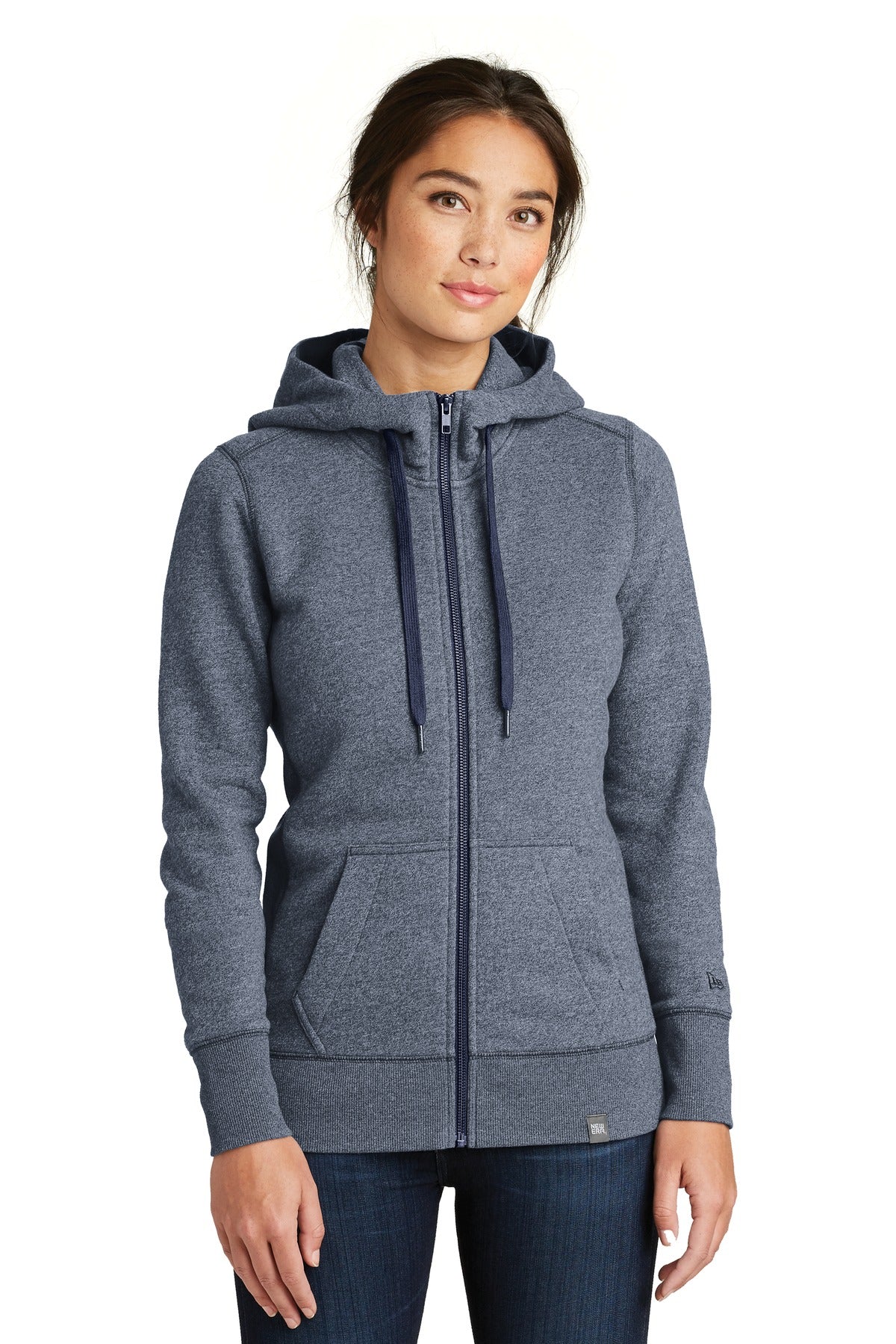 New Era Â® Women's French Terry Full-Zip Hoodie. LNEA502