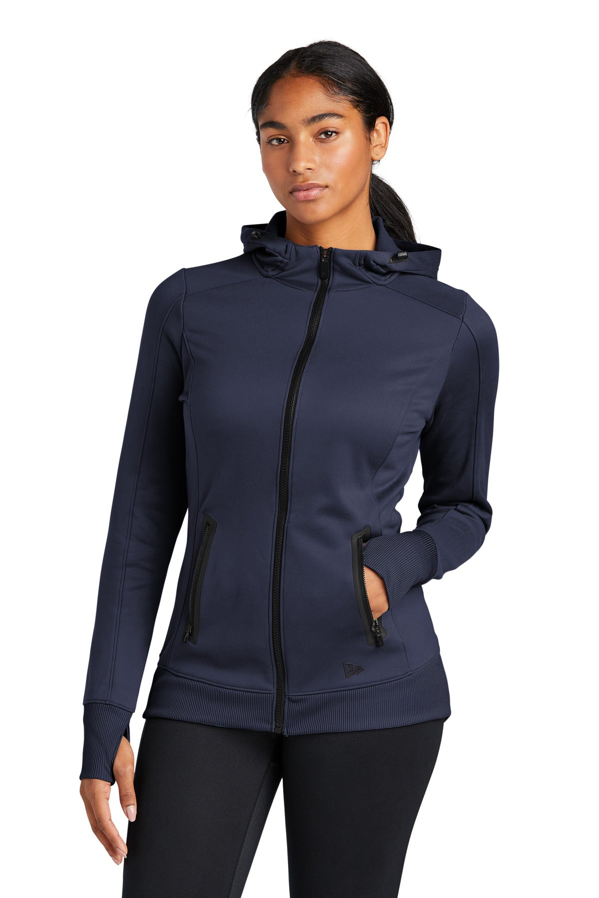 New Era ? Women's Venue Fleece Full-Zip Hoodie. LNEA522