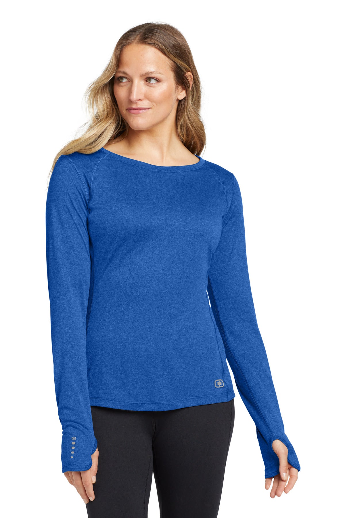 OGIO? Women's Long Sleeve Pulse Crew. LOE321