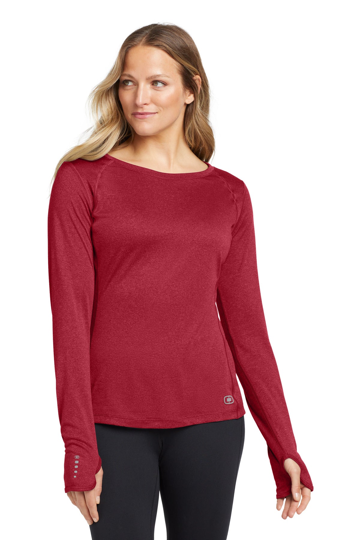 OGIO? Women's Long Sleeve Pulse Crew. LOE321