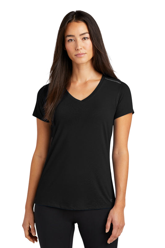 OGIO ? Women's Peak V-Neck Tee. LOE337