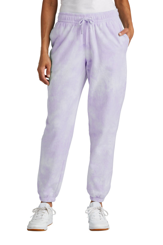 Port & Coâ„¢ Women's Beach WashÂ® Cloud Tie-Dye Sweatpant LPC140P