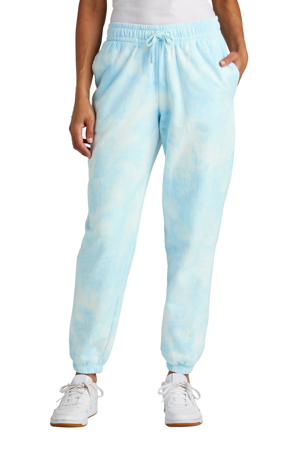 Port & Coâ„¢ Women's Beach WashÂ® Cloud Tie-Dye Sweatpant LPC140P