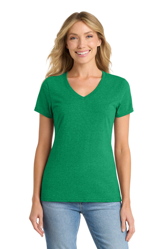 Port & Coâ„¢ Women's Fan Favoriteâ„¢ Blend V-Neck Tee. LPC455V