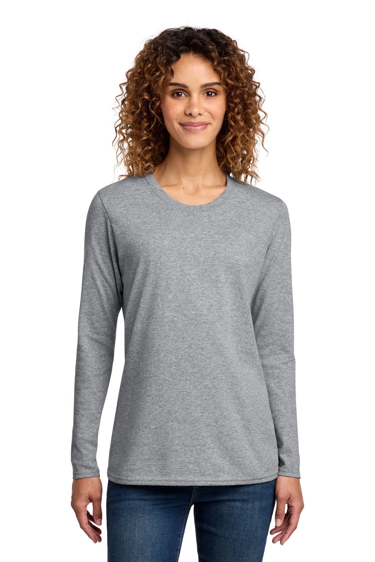 Port & CoŸ?? Women's Long Sleeve Core Cotton Tee. LPC54LS