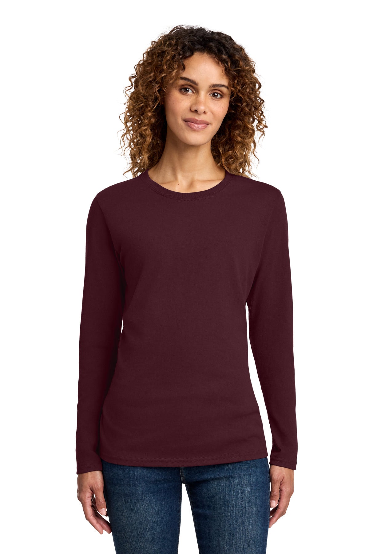 Port & CoŸ?? Women's Long Sleeve Core Cotton Tee. LPC54LS