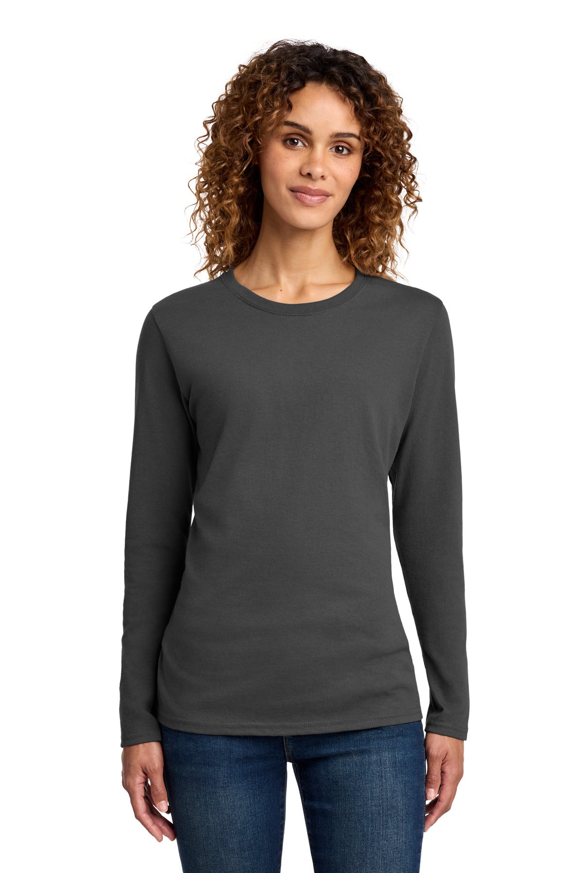 Port & CoŸ?? Women's Long Sleeve Core Cotton Tee. LPC54LS