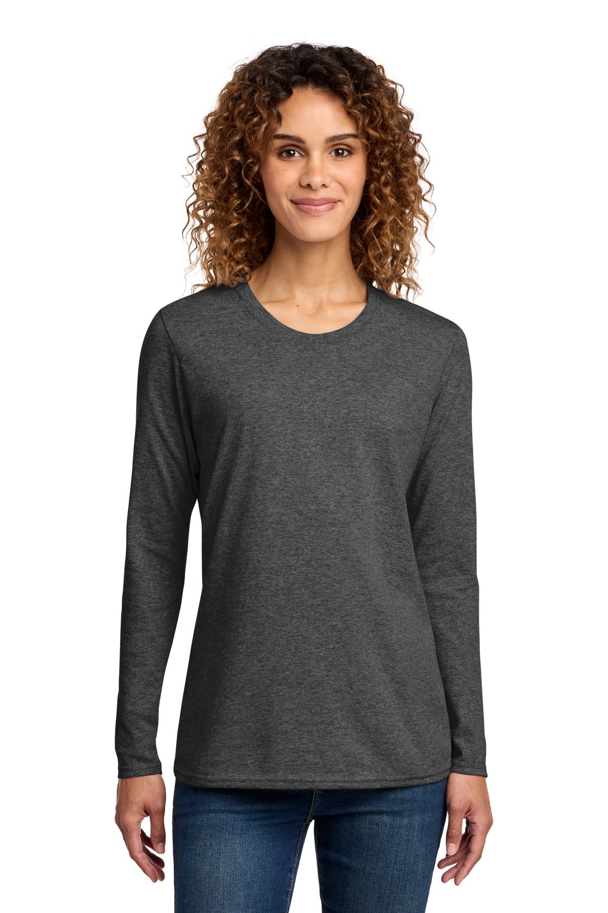 Port & CoŸ?? Women's Long Sleeve Core Cotton Tee. LPC54LS