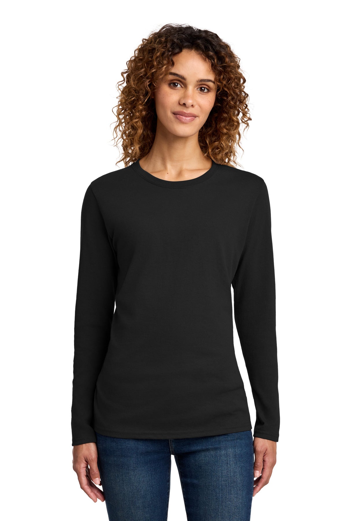 Port & CoŸ?? Women's Long Sleeve Core Cotton Tee. LPC54LS