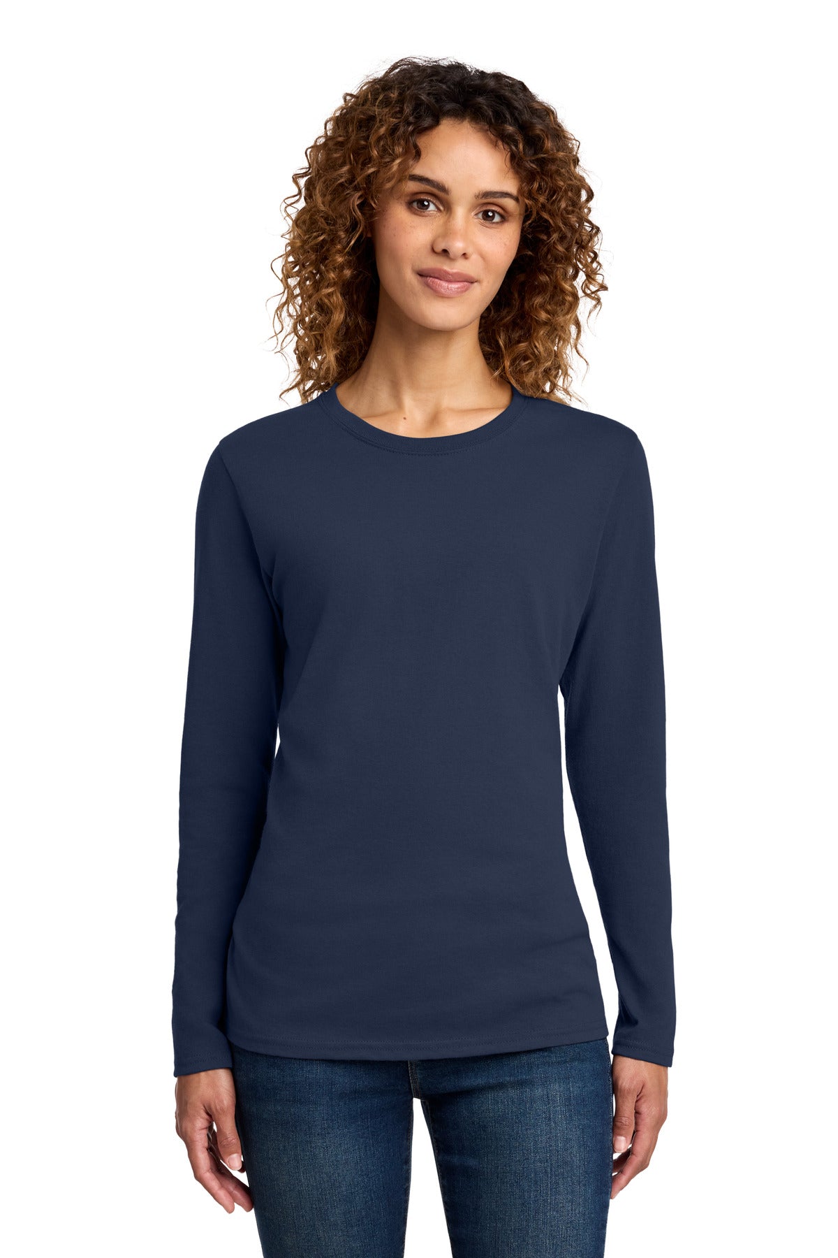 Port & CoŸ?? Women's Long Sleeve Core Cotton Tee. LPC54LS