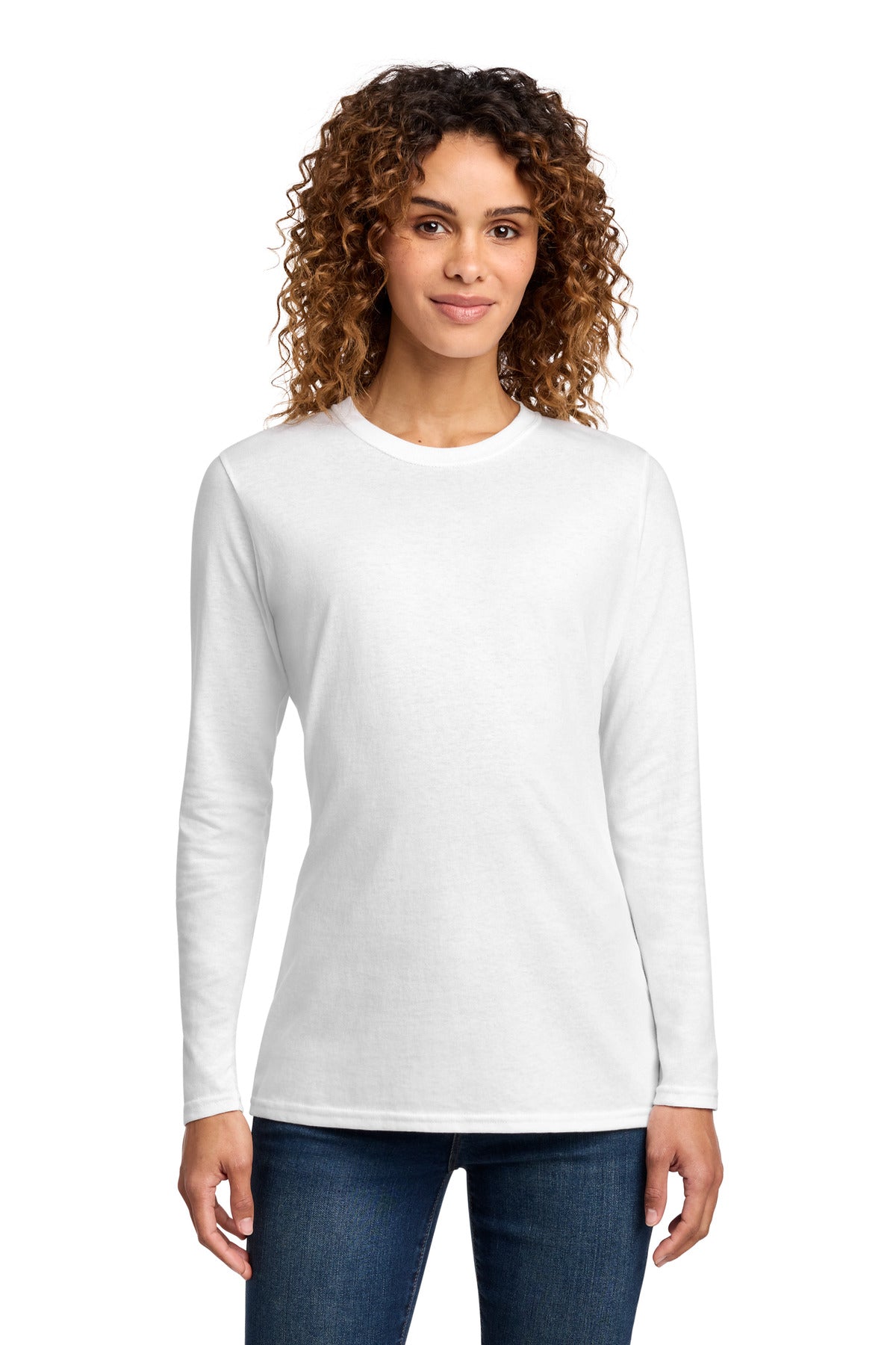 Port & CoŸ?? Women's Long Sleeve Core Cotton Tee. LPC54LS