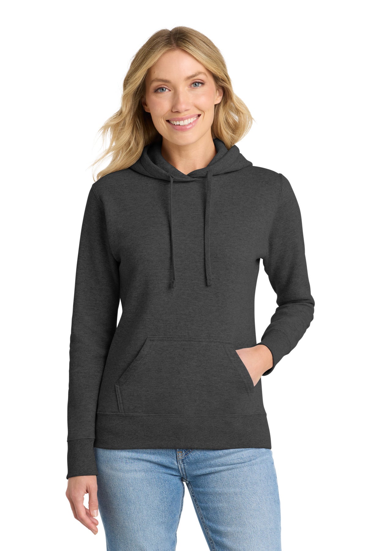 Port & Coâ„¢ Women's Core Fleece Pullover Hooded Sweatshirt LPC78H