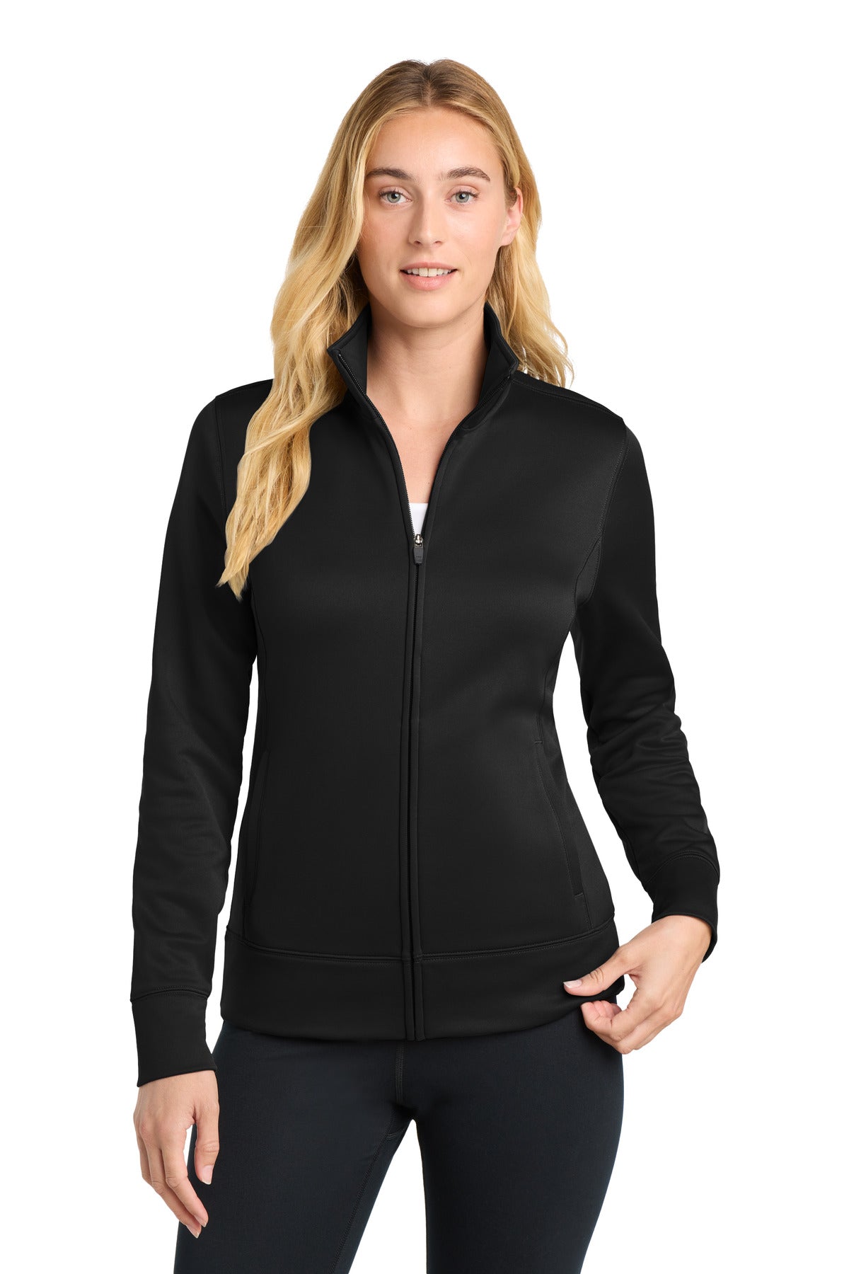 Sport-TekÂ® Women's Sport-WickÂ® Fleece Full-Zip Jacket.  LST241