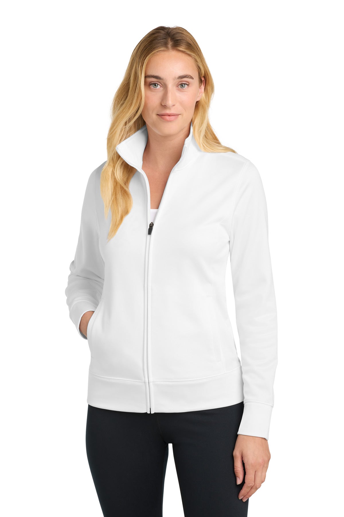 Sport-TekÂ® Women's Sport-WickÂ® Fleece Full-Zip Jacket.  LST241