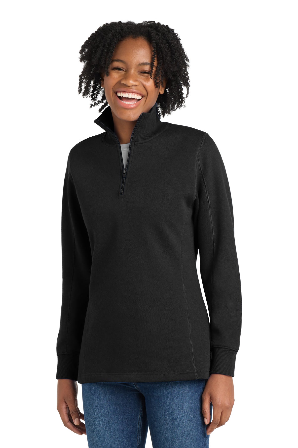 Sport-Tek?? Women's 1/4-Zip Sweatshirt. LST253