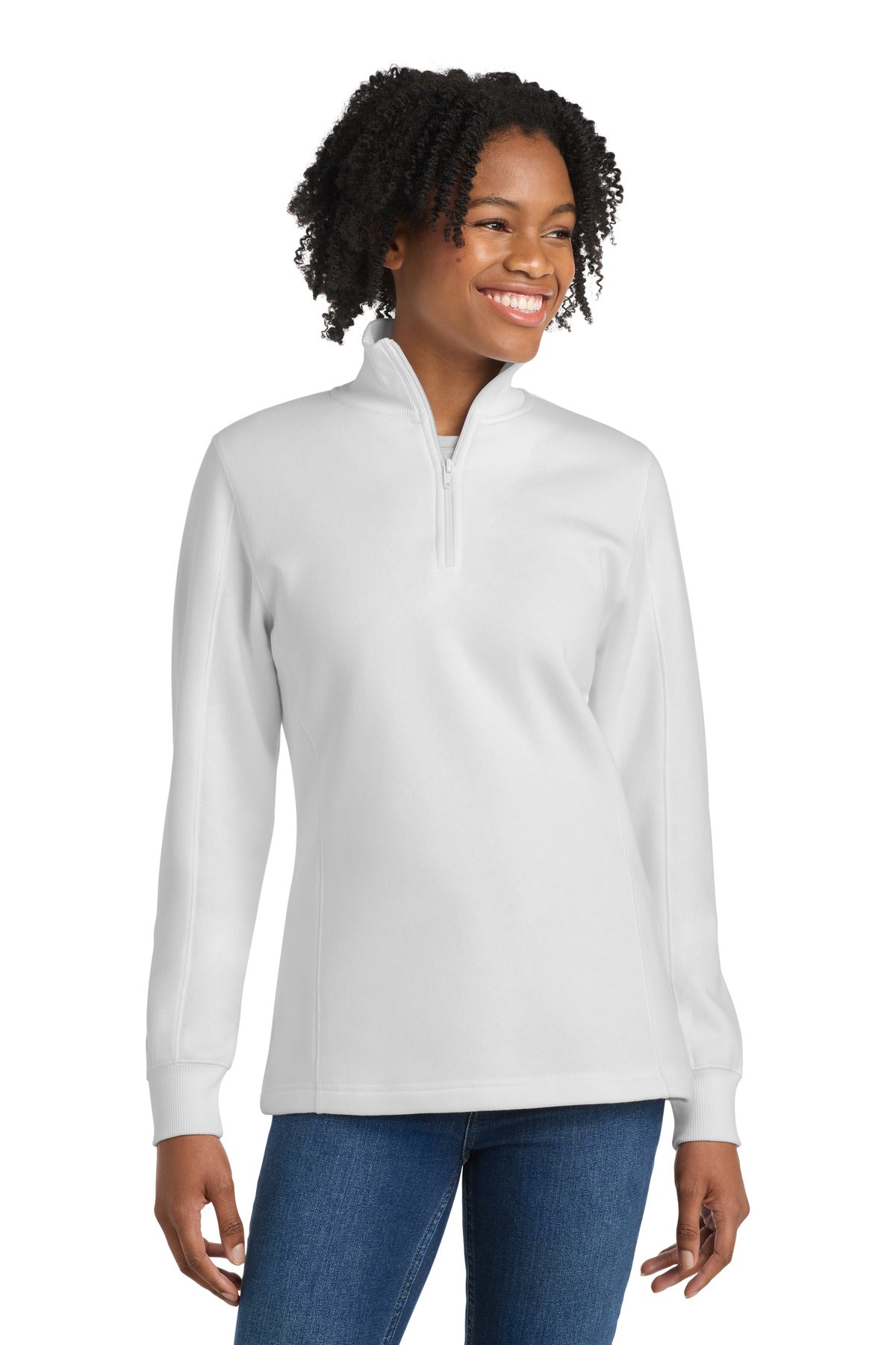 Sport-TekÂ® Women's 1/4-Zip Sweatshirt. LST253