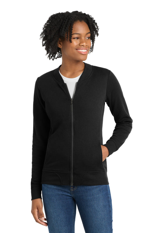 Sport-Tek Â® Women's Lightweight French Terry Bomber LST274